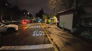 Seattle commute after dark 11/17/25