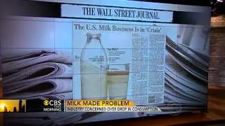 Milk industry concerned over drop in consumption