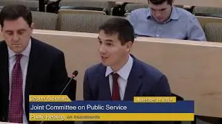 Rep. Dylan Fernandes and Rep. Jay Livingstone testify in support of local option divestment bill,