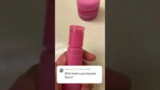 Laneige sweet candy lip glowy balm and overnight lip sleeping mask #laneige #fyp