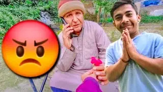 बाबा ji ko फूल diya 😍😍 .....challenge 4/365 days vlog