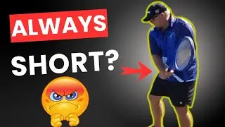 Почему все мои мячи приземляются слишком коротко, когда я играю в теннис?