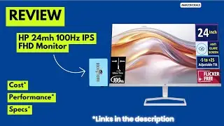 HP 24mh 100Hz IPS Monitor Review 2025 | Best Budget FHD Monitor for Gaming & Work