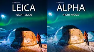 Leica SL3-S VS Sony ALPHA 1| NIGHT MODE | Camera Test