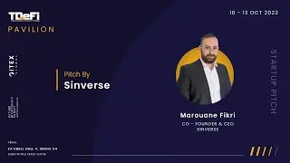 Презентация Маруана Фикри (соучредителя и генерального директора) | Sinverse | Павильон TDeFi