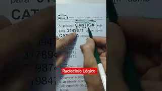 Racioc&iacute;nio L&oacute;gico em Concursos P&uacute;blicos #edutuber #matematica #matem&aacute;tica