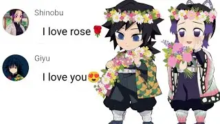 What if Giyu gave Rose to Shinobu on Rose Day