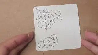 #easy #zentangle #禪繞畫 #zander  #商陸根#Poke Root #嫰葉 #Poke Leaf