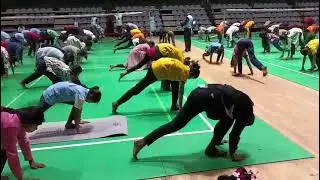 लातूर  जिल्हास्तरीय सूर्यनमस्कार प्रशिक्षण व स्पर्धा आणि योगसाधना कार्यशाळा 12 जानेवारी 2026