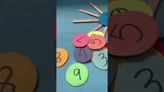 Spin the Wheel Numbers Recognition Activity for Preschoolers #shorts #diyactivity #trending #viral