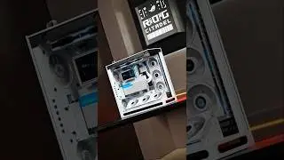 Custom All-White Dream PC Build🤴 RTX 5090 & RYZEN 9 9950X3D😵 #pcbuild #computer #gaming #asmr