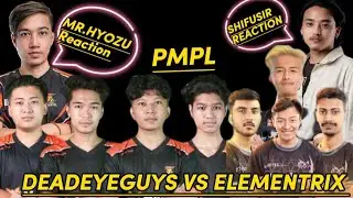 @MrHyozu &@shifusir REACTION ON  DEADEYEGUYS VS ELEMENTRIX | SANHOK LAST ZONE FIGHT EX CHICKEN