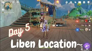 Day 5 Liben Marvelous Merchant's Wangsu Inn Location Genshin Impact