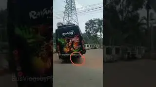 tourist bus #shorts #dj #bus #trending #touristbus stunt 🔥in kerala raavanan #busdriving