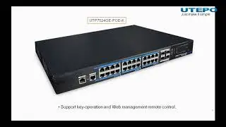 UTEPO-One Key Smart Managed PoE Switch