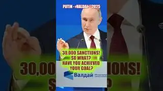 🔊 30,000 sanctions! So what? Have you achieved your goal?
