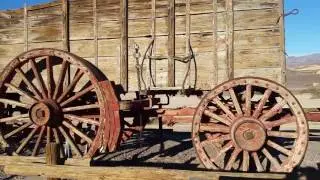 20 mule train Harmony Borax Works Death Valley National Park California Desert