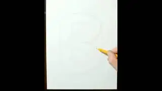 How to Draw a 3D Letter B Line Paper - Trick Art#shorts
