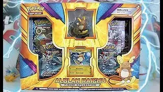 Opening A Alolan Raichu Figure Collection Box!!