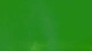Typical heavy rainfall with   puddles green screen