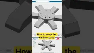 How to swap the visible space #cad #caddesign #catiav5 #catia #catiatutorial #cadlearning