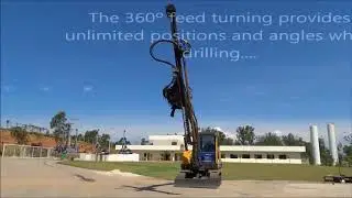 Mini-Excavator Mount Wolf Drill | WORD Rock Drills