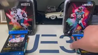 First Look! NFL MJ Holdings Football Tins 🏈 Optic, Prizm, Select Football!