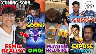 Team Elite in FFMIC LAN?😍 Cricketer Playing Free Fire 😱 Tahirfuego FF and Desi Gamers Matter, OMG 🥶