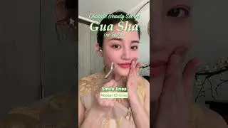 People ask if I&rsquo;ve had Botox, actually it&rsquo;s just gua sha. #skincaretips #guashamassage