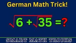 Germany | Only Geniuses Can Solve This &radic; Algebra Problem | Germany Math Challenge