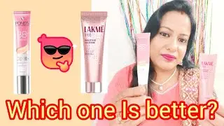  Ponds BB cream V/S Lakme CC Cream/review & demo@Gunjankareer 