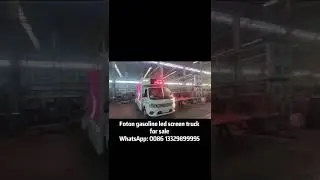 Cheapest price FOTON P4 mobile LED screen vehicle for sale,