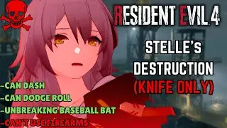 Stelle's DESTRUCTION in Resident Evil 4 Mercenaries [KNIFE ONLY]