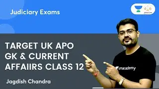 Target UK APO GK & Current Affairs Class 12 || By JJ
