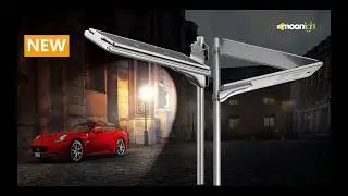 Introduction video---Foldable all in one solar street light