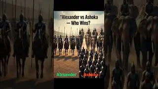 Ashoka vs Alexander: Who Would Win in Real War? 👑🐘⚔️ | History Fact #Shorts