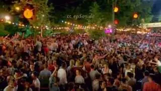 Massive Bavarian Party in Bavaria of Germany