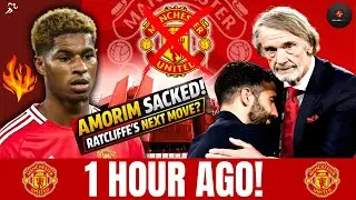 BREAKING NEWS 🚨RUBEN AMORIM SACK CONFIRMED 😱 RATCLIFFE EYES NEW MANAGER AS RASHFORD PLAN REVEALED