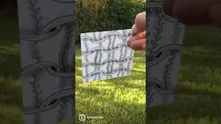 Zentangle&reg; Translucen-Z Tile by Nancy Domnauer, CZT