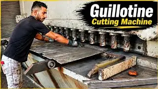 Working With Metal Guillotine Machine / How Is Made