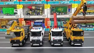 Koleksi Diecast Mobil Excavator, Mobil Derek, Mobil Concrate Pump, Mobil Crane