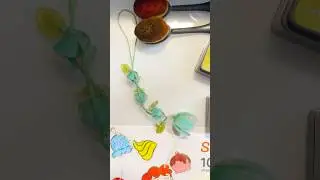 Making floral beads from shrink sheets #recommended #shrinkydinks #shrinkplastic #shrinkydink #diy