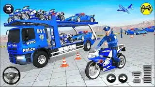 Police Bike Transport Truck 2020 (Offroad Mode) - Android Gameplay FHD