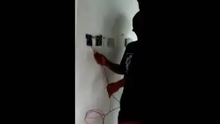 How to insert the wire inside the PVC Pipe.