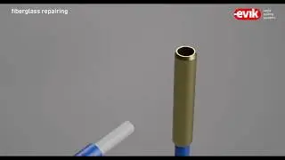 How to repair a fiberglass duct rodder - connection joint