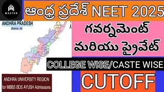COLLEGE WISE CUTOFF/ఏ కాలేజీలో ఎంత కటాఫ్
