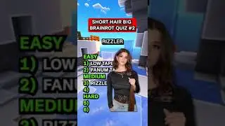 BROOKE MONK SHORT HAIR BIG BRAINROT QUIZ: How many did you get right? #quiz