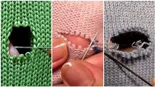 3 Simplest and Most Practical Ways to Repair Holes in Sweaters at Home Yourself