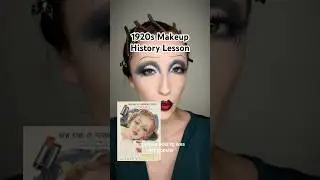 1920s Makeup History Lesson 💄#1920s #1920smakeup #1920sinspiredmakeup #1920shistory