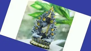 Craftlayout Resin Sitting Under Tree Meditating Lord Buddha Statue for Showpiece Home Decor